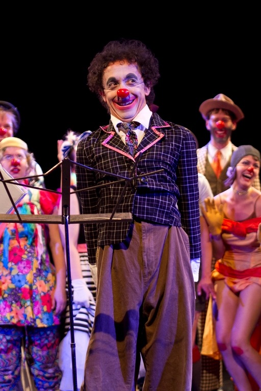 Stage clown Carlos Gallegos