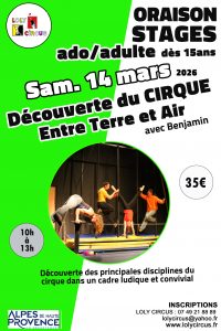 Stage cirque adulte
