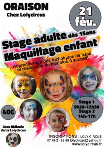 Stage formation maquillage enfant